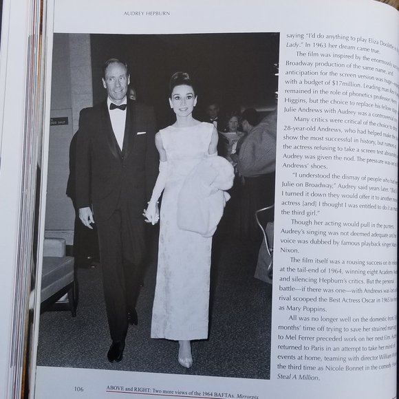 Audrey Hepburn In Words & Pictures  EUC - Picture 6 of 8